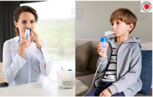 Omron Nebulizatör C102 Total NE-C102-E yetişkin aslım solunum cihazı japan design